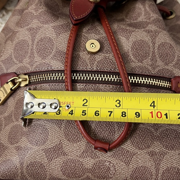 🌸Coach Evie Backpack 22 In Signature Canvas New! - Picture 11 of 15